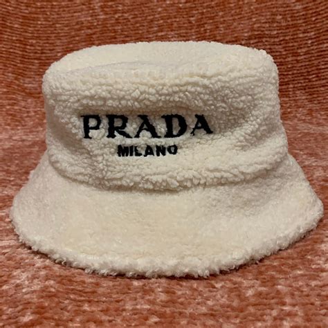 prada sherpa|Prada Bucket Hats & Hats for Women .